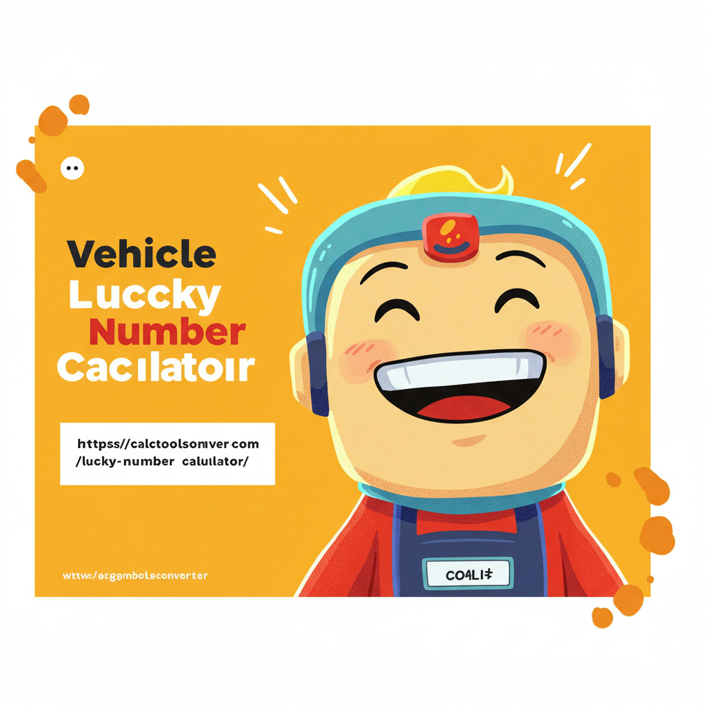vehicle lucky number calculator